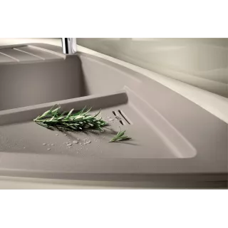 BLANCO ZIA 9 E Silgranit kawowy narożny 515074