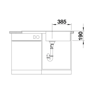 BLANCO ZIA XL 6 S Silgranit kawowy odwracalny 517577