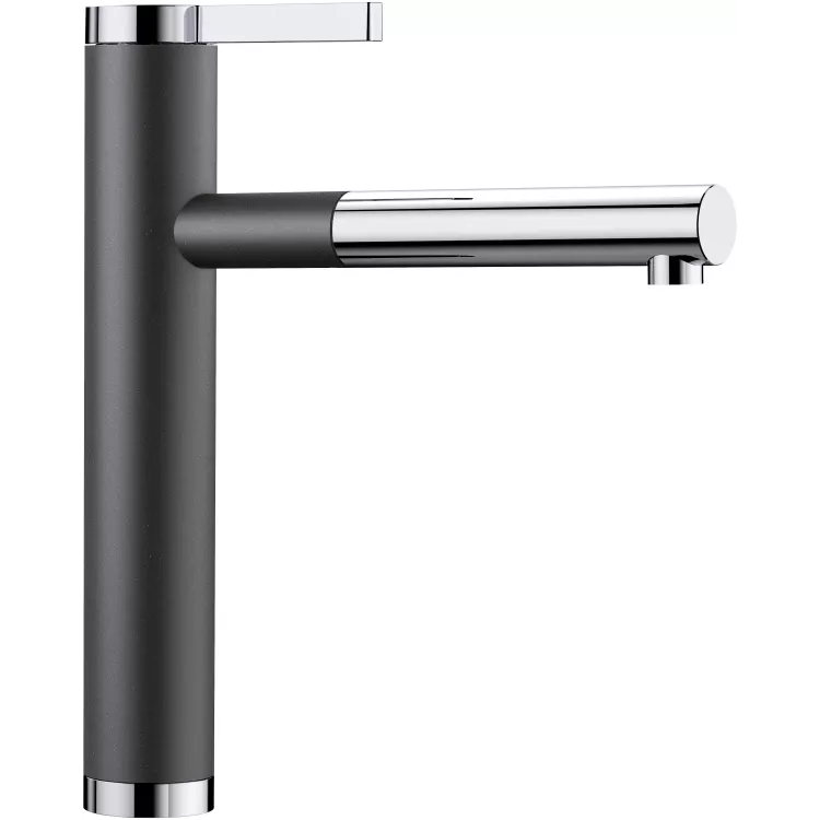 BLANCO LINEE-S Silgranit-Look antracyt/chrom 518438 BLANCO LINEE-S Silgranit-Look antracyt/chrom 518438