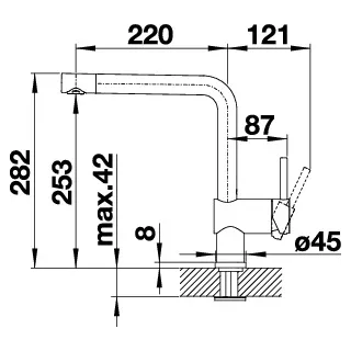 BLANCO LINUS Silgranit-Look kawowy 516707