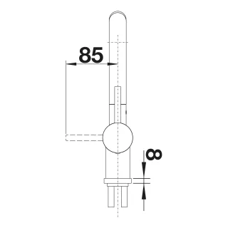 BLANCO LINUS-S chromowana 512402