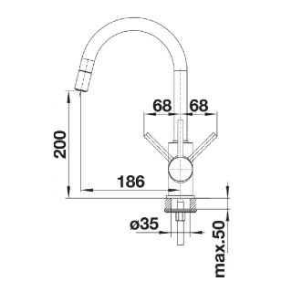 BLANCO MIDA-S Silgranit-Look kawowy 521461