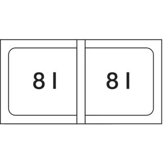 BLANCO FLEXON II 30/2 + pokrywa systemowa 521467