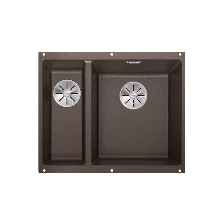 BLANCO SUBLINE 340/160-U Silgranit kawowy prawa, InFino 523567