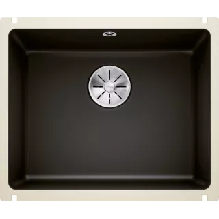 BLANCO SUBLINE 500-U Ceramika PuraPlus czarny, InFino 523740
