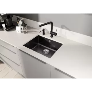 BLANCO SUBLINE 500-U Ceramika PuraPlus magnolia połysk, InFino 523734