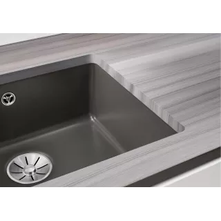 BLANCO SUBLINE 500-U Ceramika PuraPlus czarny, InFino 523740