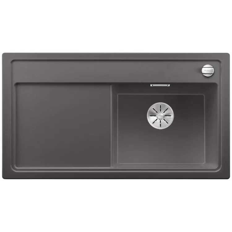 BLANCO ZENAR 5 S Silgranit szarość skały prawa, korek auto., InFino 523935