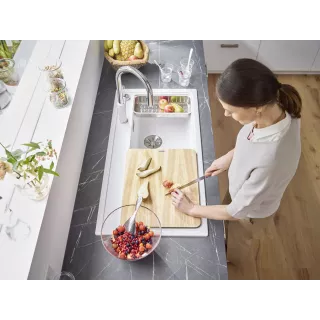 BLANCO ZENAR XL 6 S Silgranit tartufo lewa, korek auto., InFino 524007