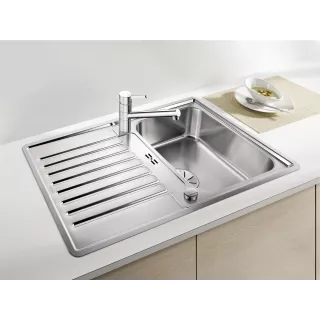 BLANCO CLASSIC Pro 45 S-IF stal polerowana odwracalny, korek auto., InFino 523661