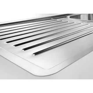 BLANCO CLASSIC Pro 45 S-IF stal polerowana odwracalny, korek auto., InFino 523661