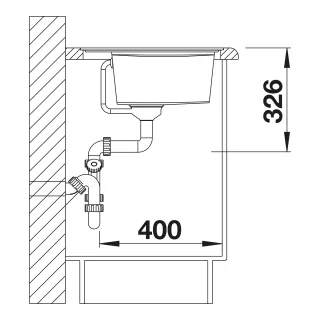 BLANCO ZENAR XL 6 S-F Silgranit antracyt lewa, korek auto., InFino 523924