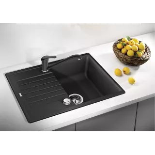 BLANCO ZIA 45 S Compact Silgranit antracyt odwracalny, korek auto. 524711