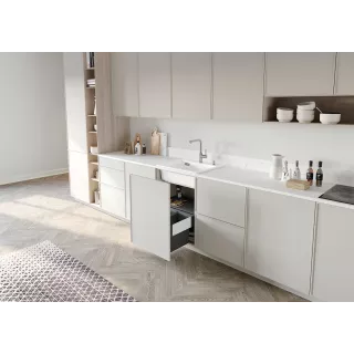 BLANCO PALONA 6 Ceramika PuraPlus czarny, korek auto., InFino 524738