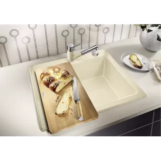 BLANCO PALONA 6 Ceramika PuraPlus czarny, korek auto., InFino 524738