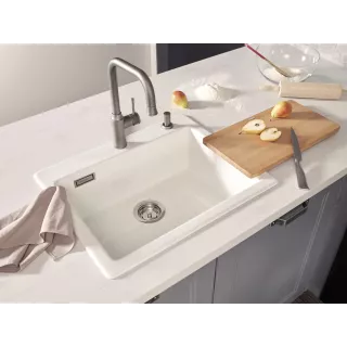 BLANCO PALONA 6 Ceramika PuraPlus czarny, korek auto., InFino 524738