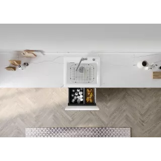 BLANCO PALONA 6 Ceramika PuraPlus bazaltowy, korek auto., InFino 524737