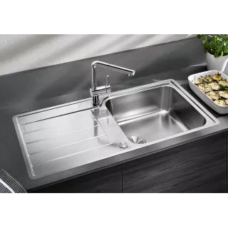 BLANCO CLASSIMO XL 6 S-IF stal polerowana odwracalny, korek auto., PushControl, InFino 525327