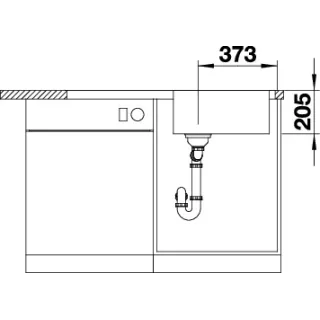 BLANCO CLASSIMO XL 6 S-IF stal polerowana odwracalny, korek auto., PushControl, InFino 525327