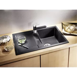 BLANCO METRA 45 S Silgranit czarny odwracalny 525915
