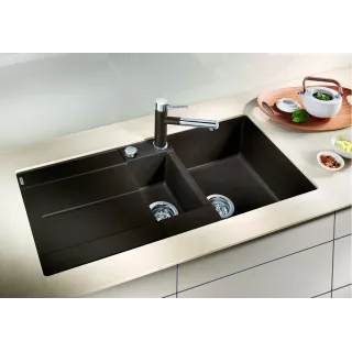 BLANCO METRA 6 S Silgranit czarny odwracalny 525927