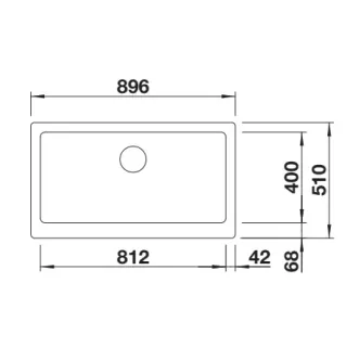 BLANCO VINTERA XL 9-UF Silgranit tartufo, InFino 526107