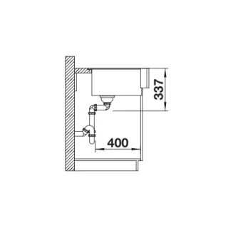 BLANCO VINTERA XL 9-UF Silgranit tartufo, InFino 526107