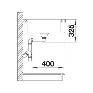 BLANCO ZIA XL 6 S Compact Silgranit czarny odwracalny, korek auto. 526018