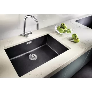 BLANCO SUBLINE 700-U Silgranit czarny, InFino 526001