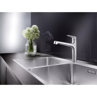 BLANCO ANDANO 400/400-IF/A stal polerowana, korek auto., InFino, PushControl 525249