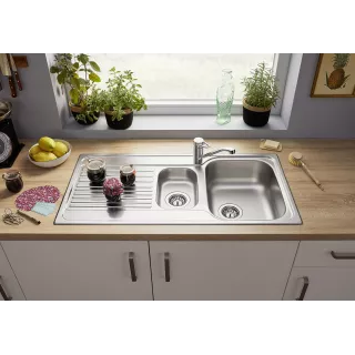 BLANCO TIPO II 6 S stal matowa, odwracalny 526620