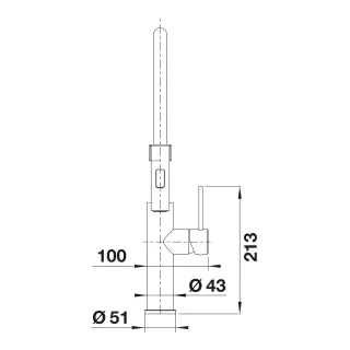 BLANCO SONEA-S Flexo stal szczotkowana 526616