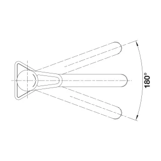 BLANCO WEGA II Silgranit-Look antracyt/chrom 526407