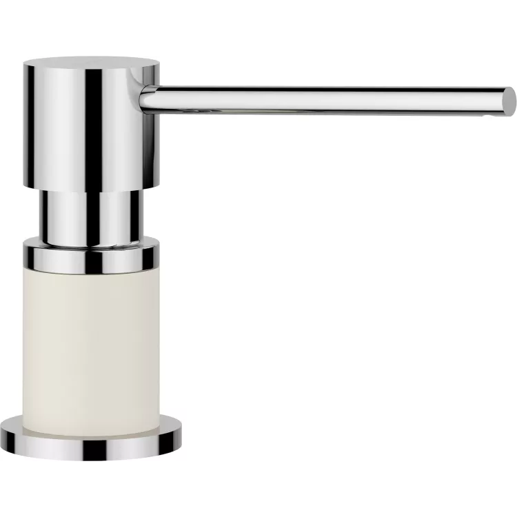 BLANCO Dozownik LATO Silgranit-Look delikatny biały/chrom 526955