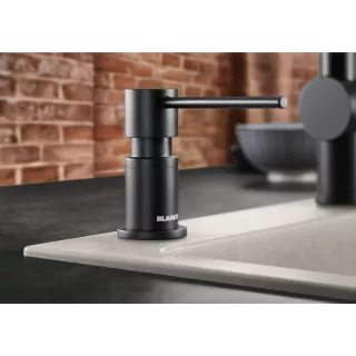 BLANCO Dozownik LATO Silgranit-Look delikatny biały/chrom 526955