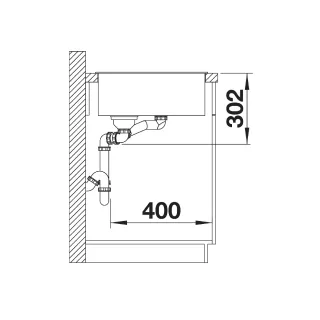 BLANCO AXIA III 6 S Silgranit wulkaniczny szary prawa, korek auto., InFino, deska szkło białe, odsączarka stalowa 527228