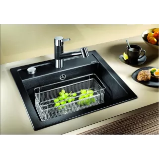 BLANCO DALAGO 5 Silgranit wulkaniczny szary, korek auto. 527244