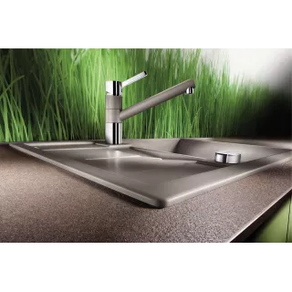 BLANCO METRA 45 S Compact Silgranit delikatny biały odwracalny, korek auto. 527102