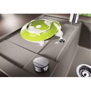 BLANCO METRA 45 S Compact Silgranit delikatny biały odwracalny, korek auto. 527102