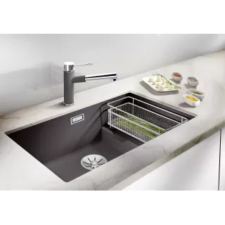 BLANCO SUBLINE 700-U Level Silgranit wulkaniczny szary, InFino 527355