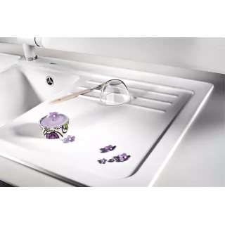 BLANCO NAYA 8 S Silgranit delikatny biały lewa 527131