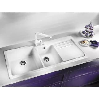 BLANCO NAYA 6 Silgranit wulkaniczny szary 527311