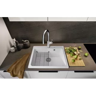 BLANCO NAYA 6 Silgranit wulkaniczny szary 527311