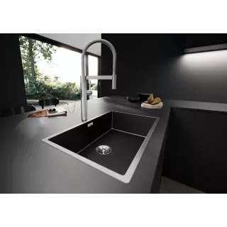 BLANCO CLARON 700-IF stal Dark Steel, InFino 527837