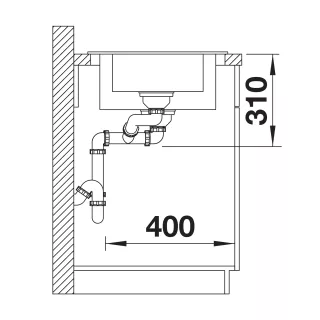 BLANCO ADIRA 6 S Silgranit delikatny biały odwracalny, korek auto., InFino, mata stalowa składana 527606