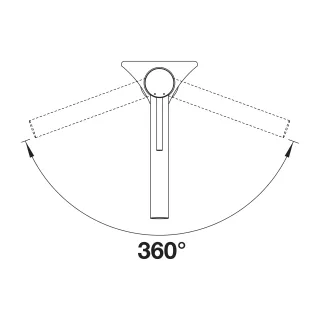 BLANCO ALTA II czarny mat 527538