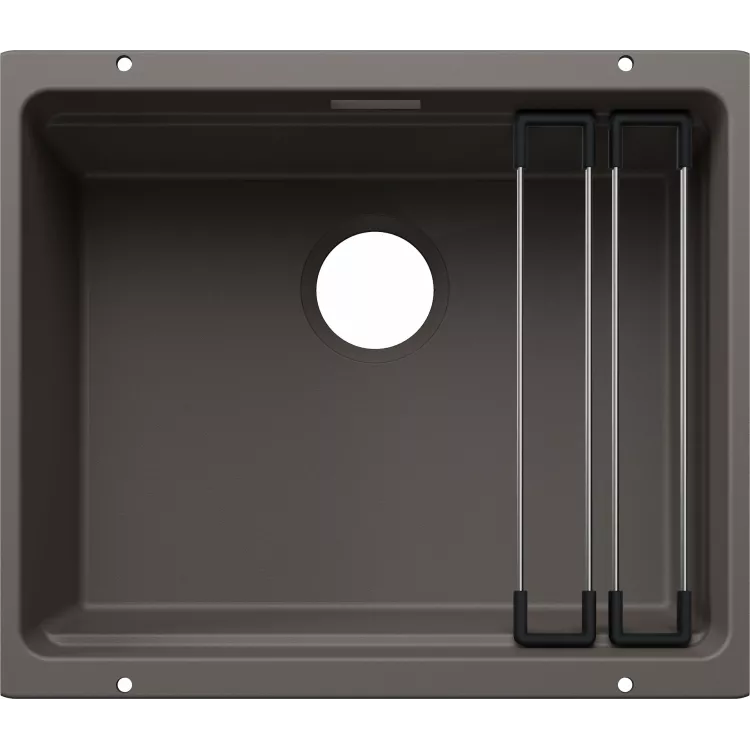 BLANCO ETAGON 500-U Silgranit wulkaniczny szary, bez armatury, szyny 527755