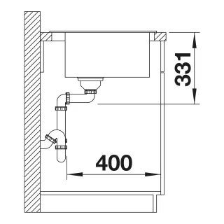 BLANCO PLEON 6 Silgranit antracyt, bez armatury 527773