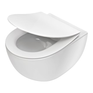 Deante Peonia miska WC bezkołnierzowa 50 cm biała