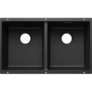 BLANCO SUBLINE 350/350-U Silgranit antracyt, bez armatury...